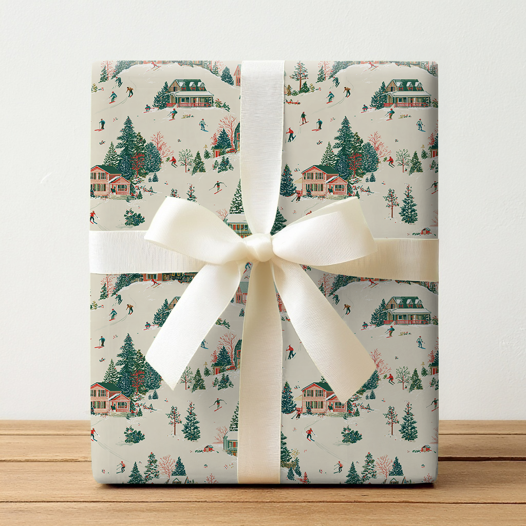 Ski Lodge Christmas - Wrapping Paper