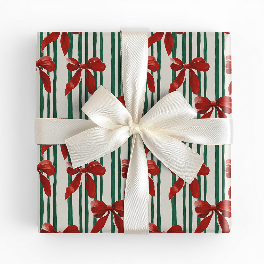 Bowtiful Stripes - Wrapping Paper