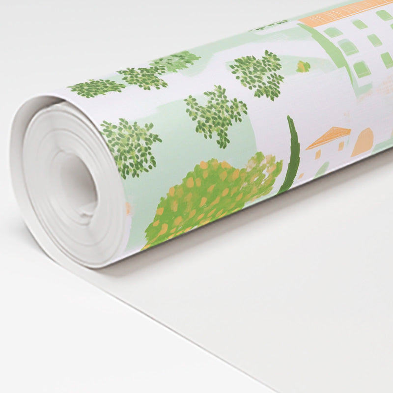 Italian Village Wallpaper