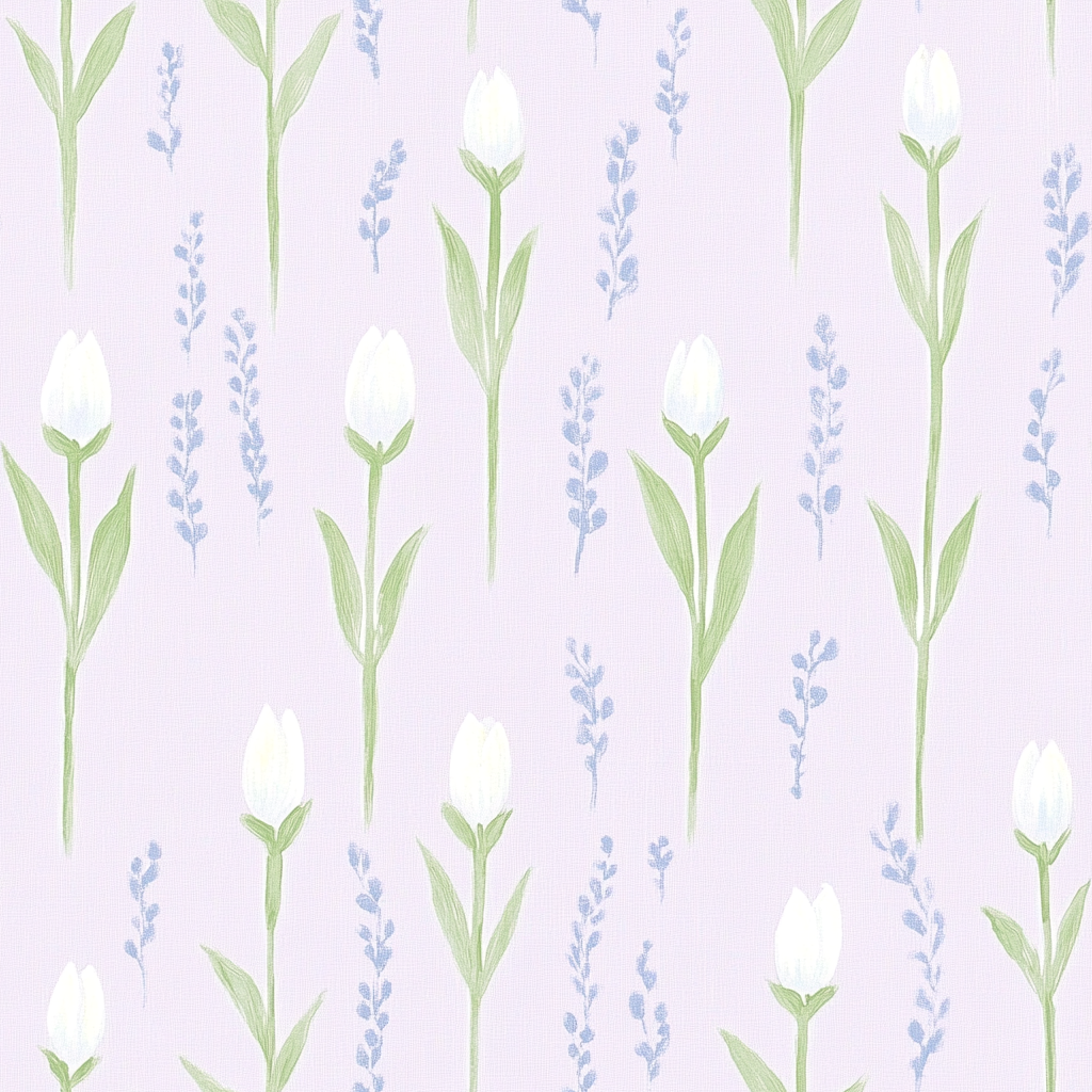 Lavender Lane Wallpaper