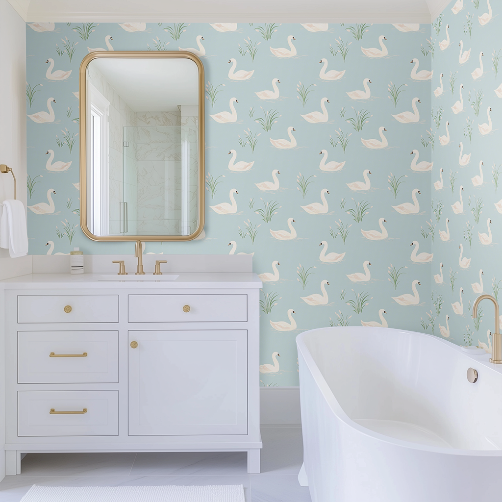 Silver Pond Wallpaper