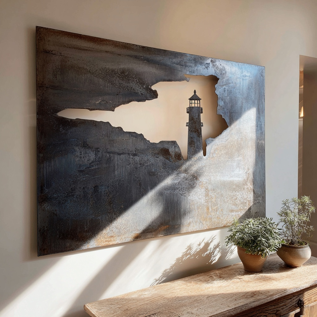 The Lighthouse - Metal Wall Art