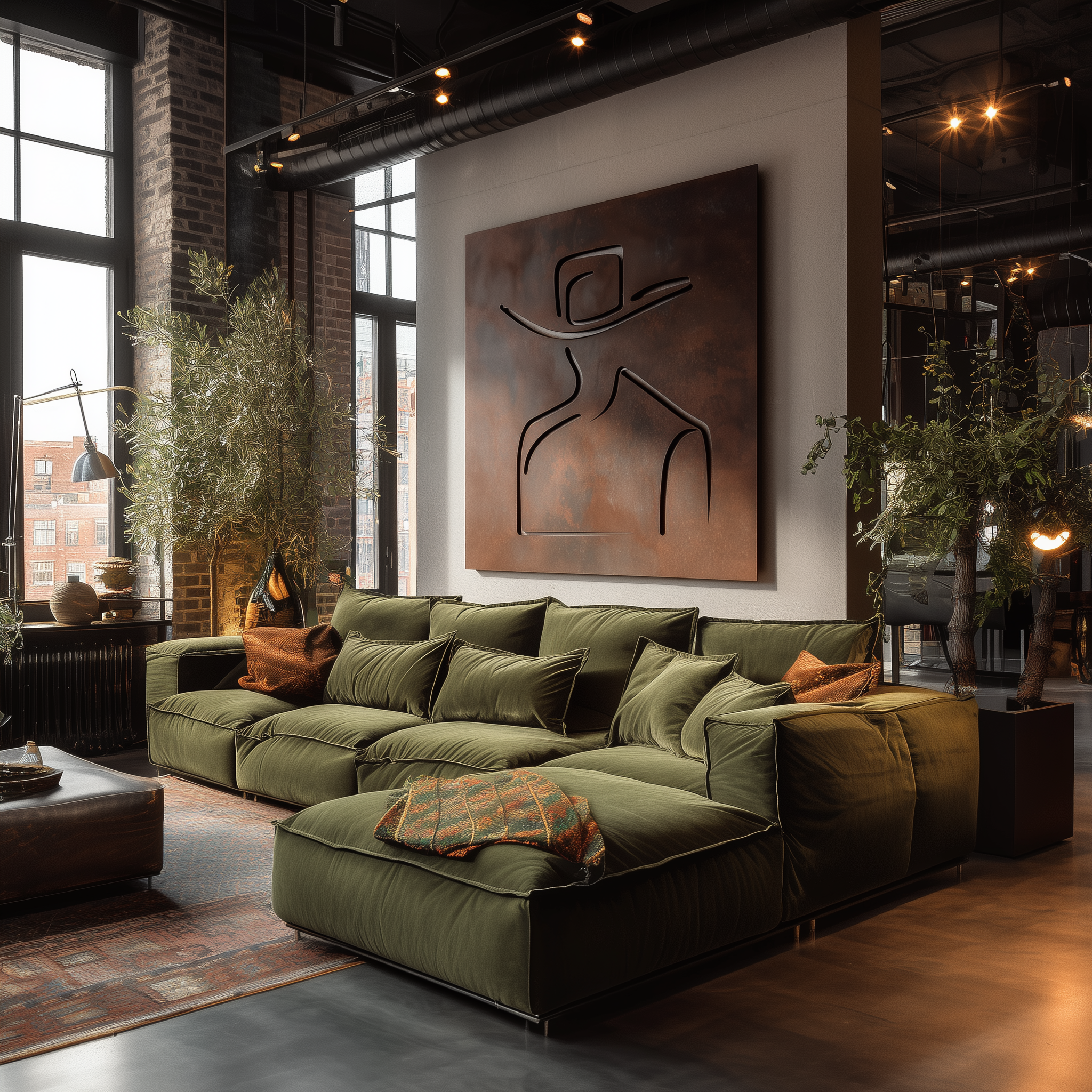 The Line Rider - Metal Wall Art