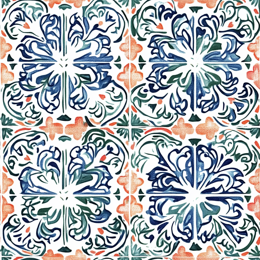 Mediterranean Tile Wallpaper