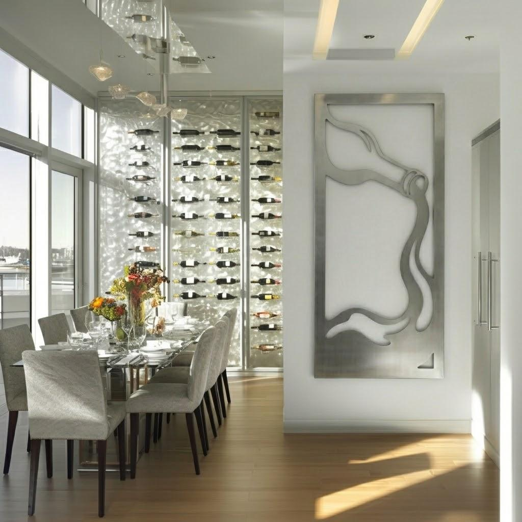 The Heavy Pour - Metal Wall Art