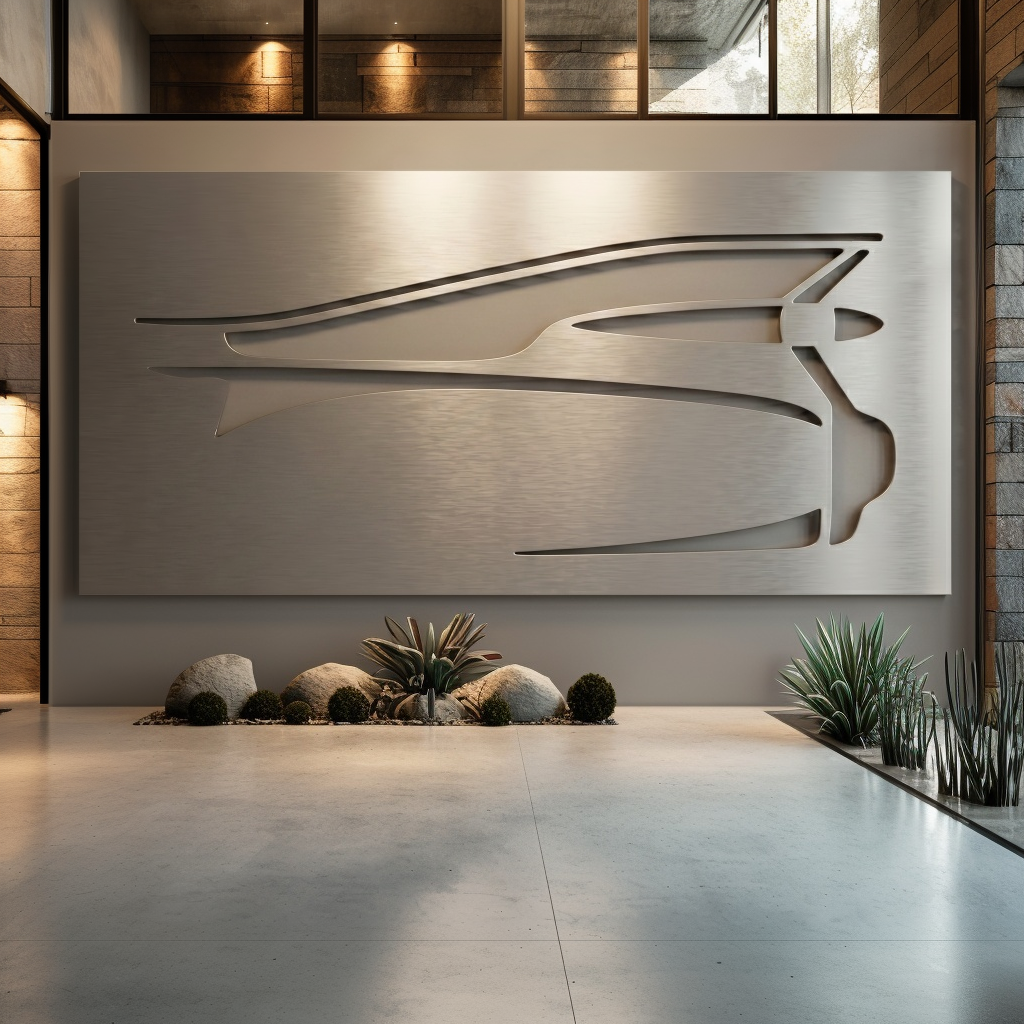The Tailfin - Metal Wall Art