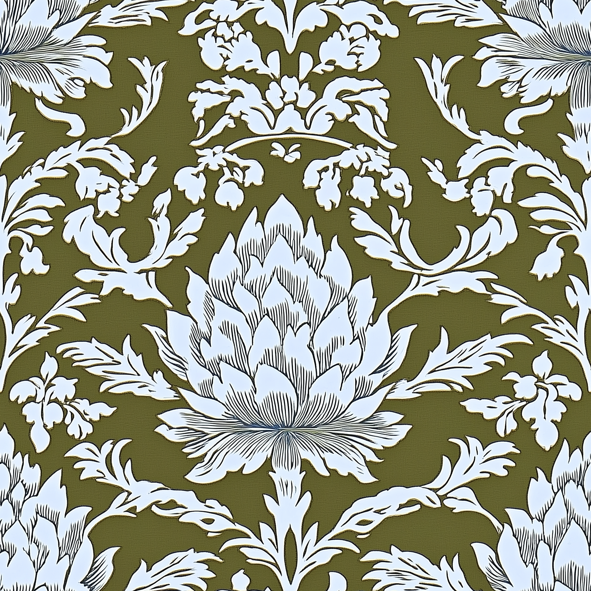 Olive Fancy Wallpaper