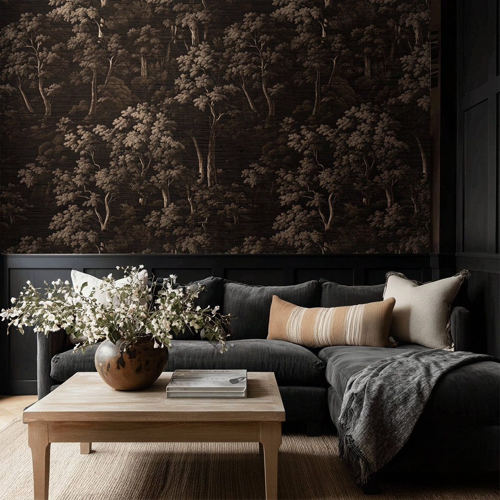 Ondine Faux Grasscloth Wallpaper