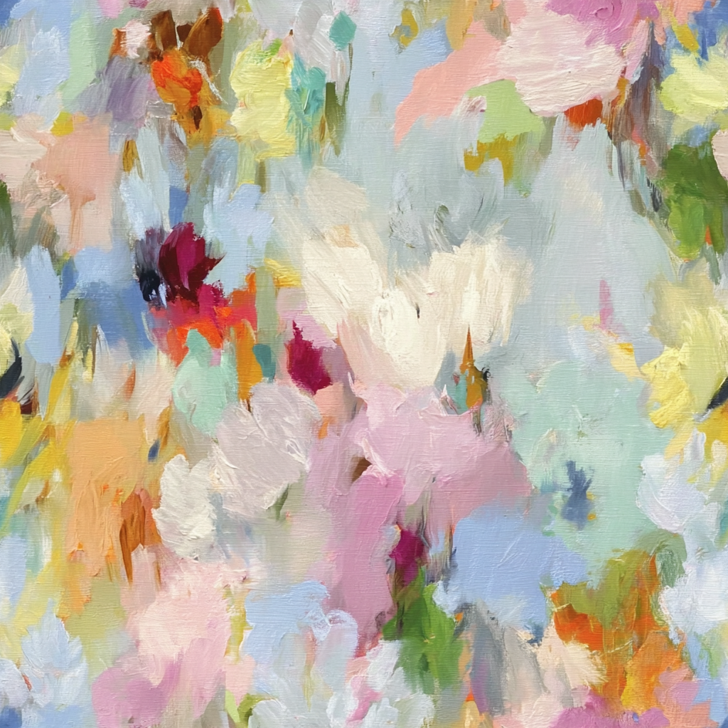 Painted Meadow Wallpaper