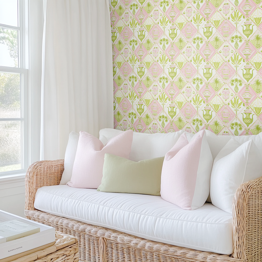 Palm Court Wallpaper