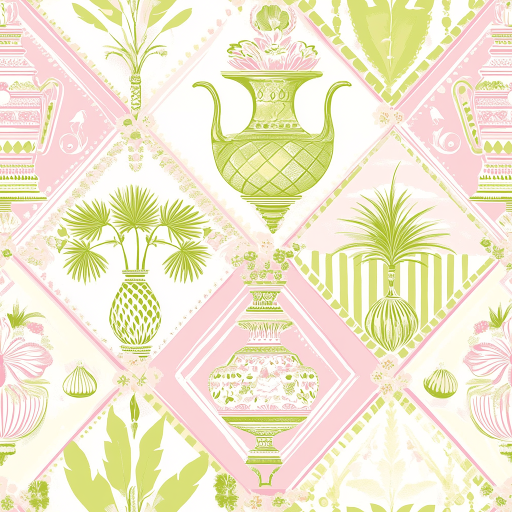Palm Court Wallpaper