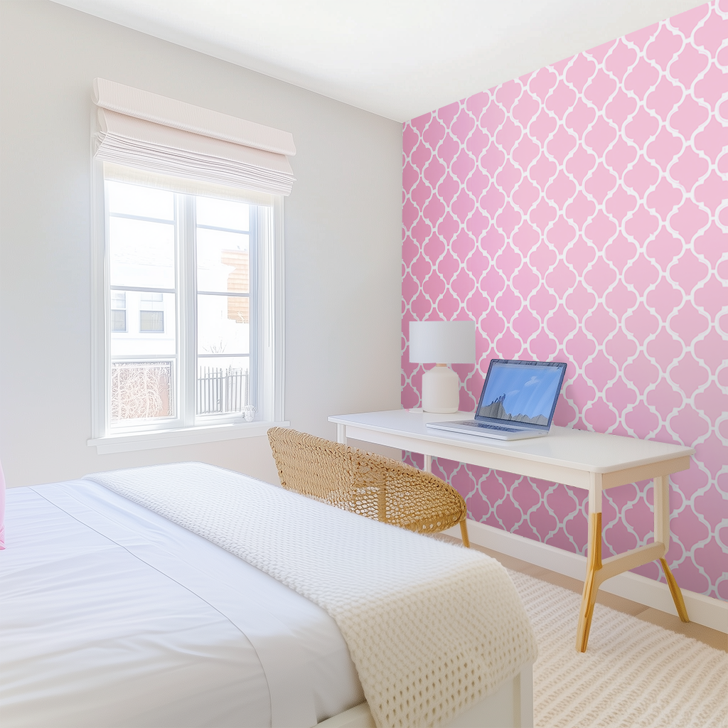 Petal Lattice Wallpaper