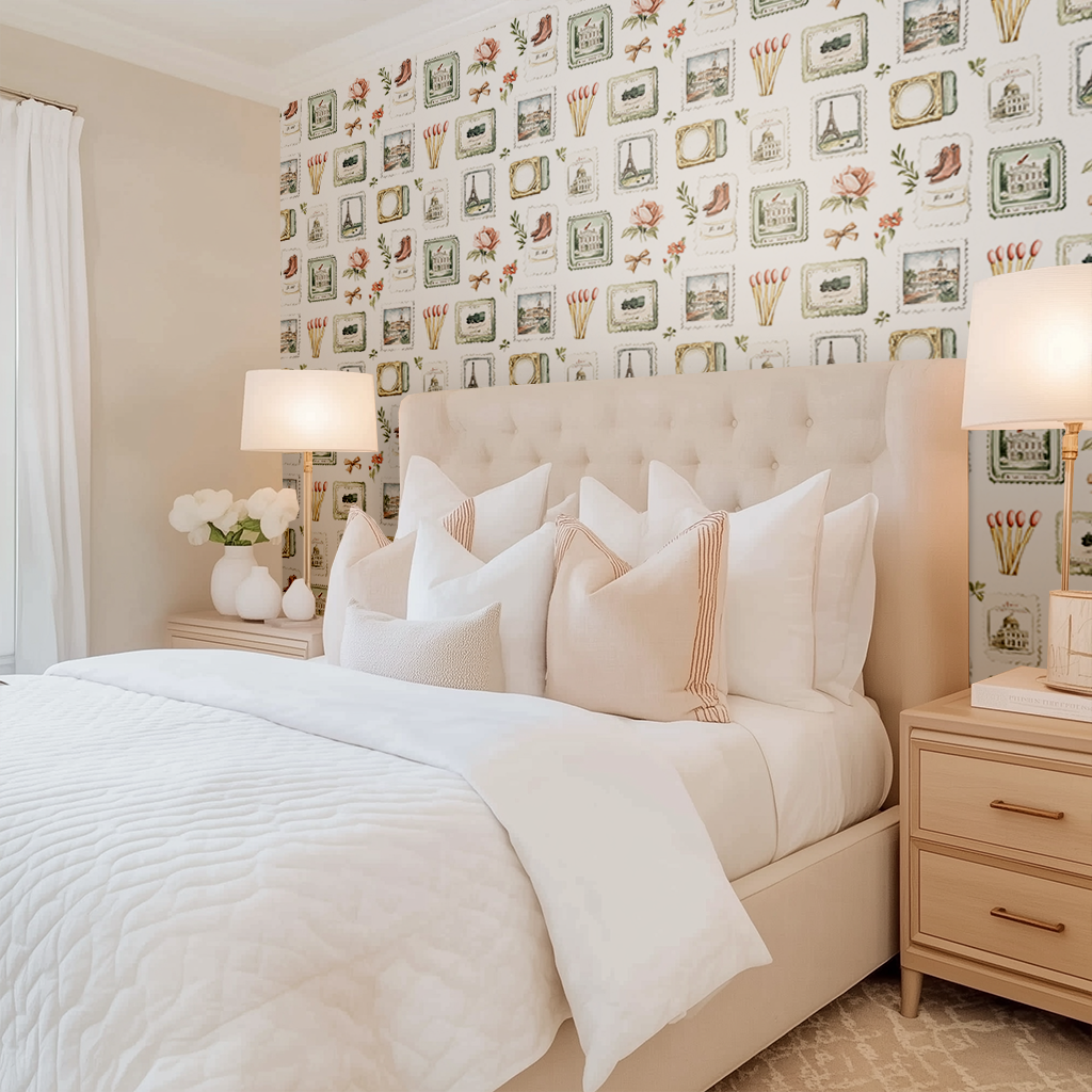 Postcards from Paris Wallpaper