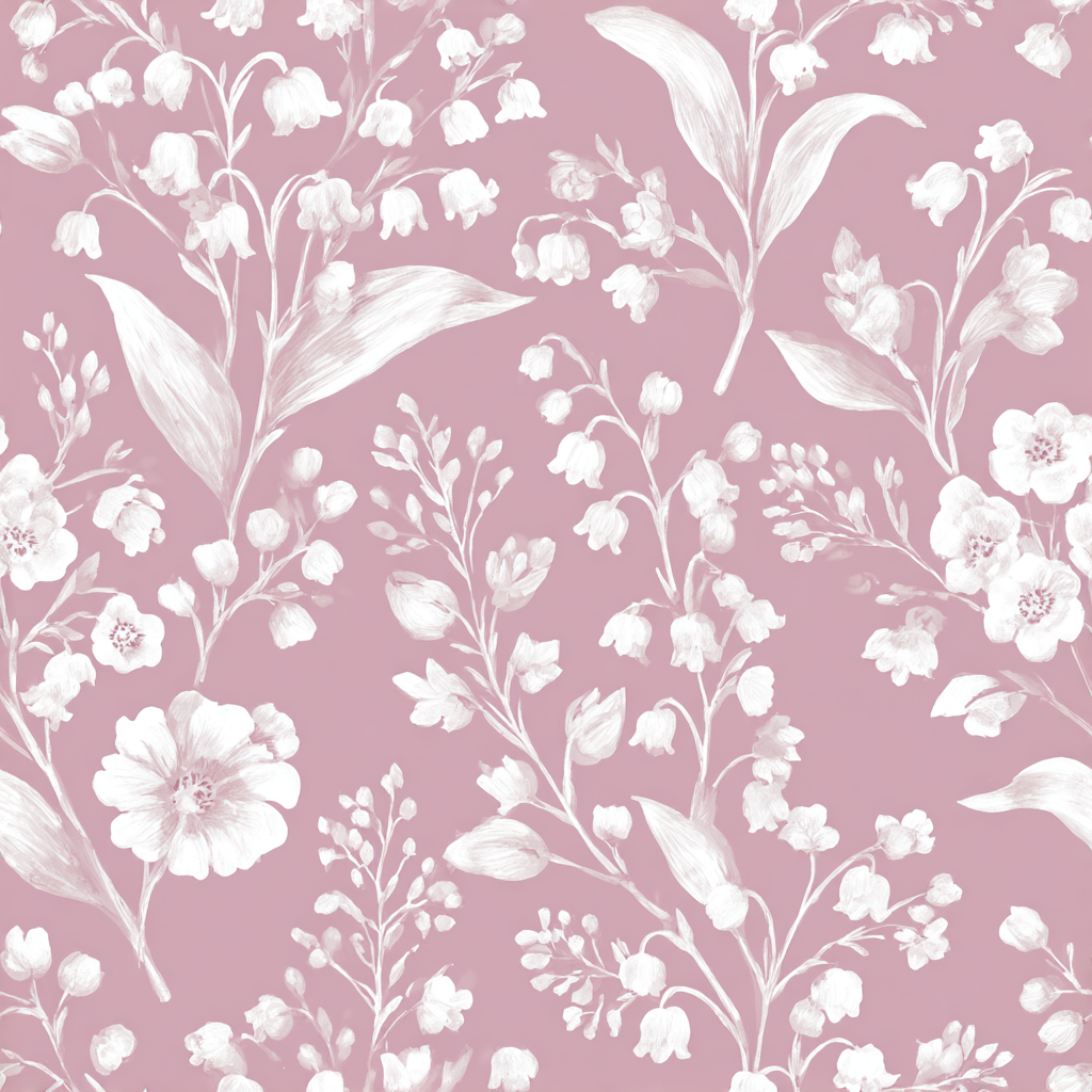 Pressed Petals Wallpaper