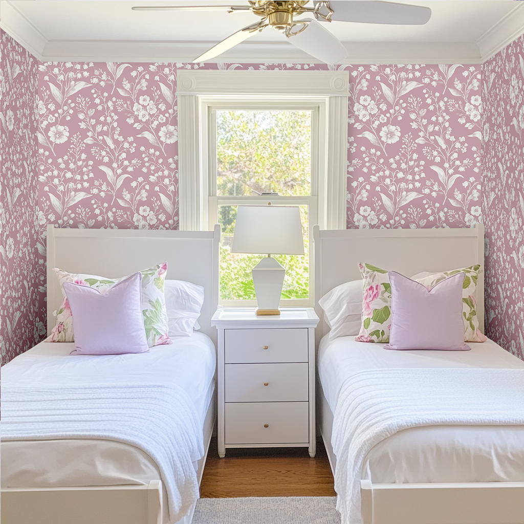 Pressed Petals Wallpaper