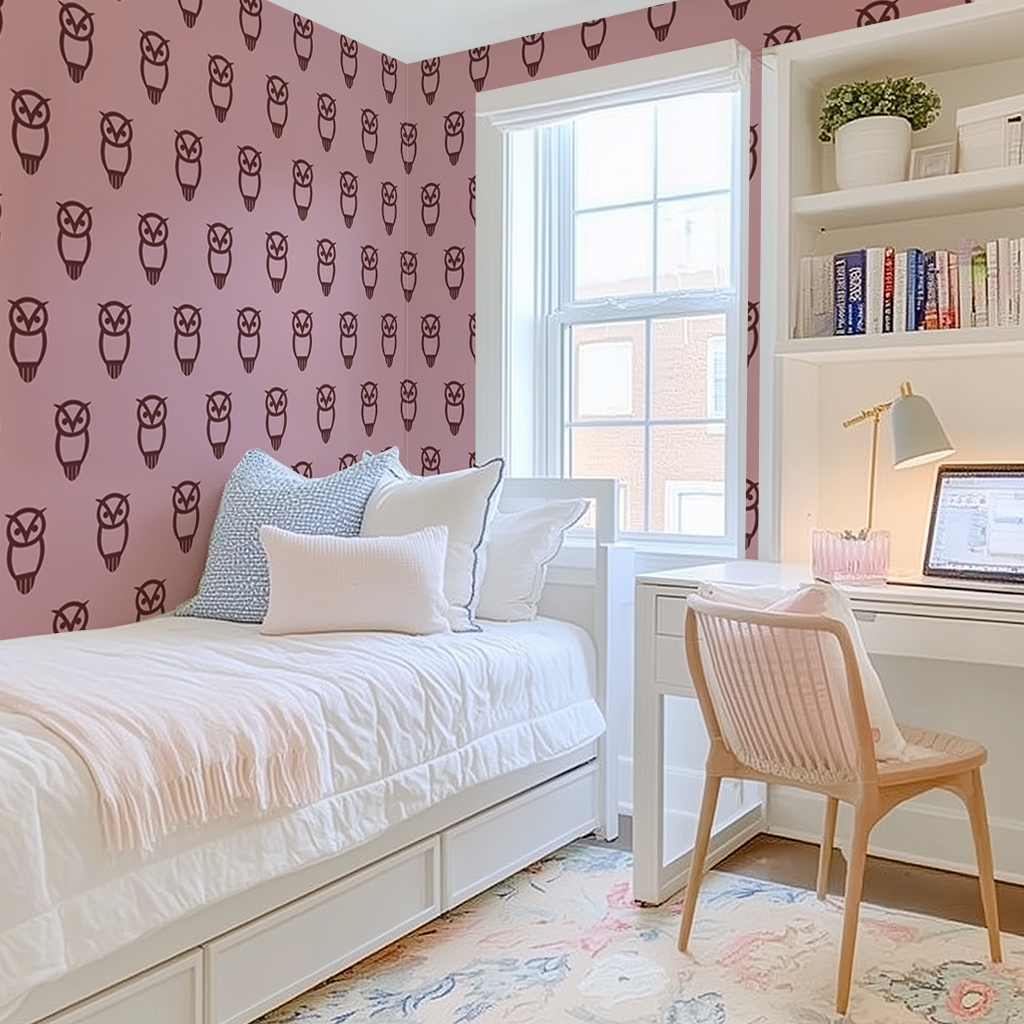 Chi Omega Purple Owls Wallpaper