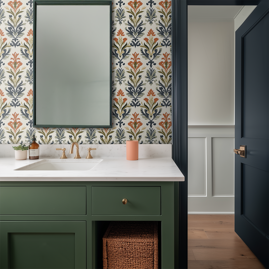 Regal Rustwood Wallpaper