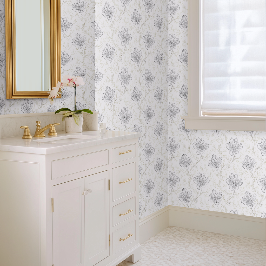 Silver Lining Wallpaper