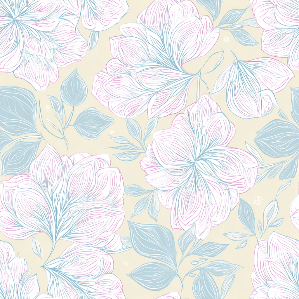 Skipping Through Flowers Wallpaper