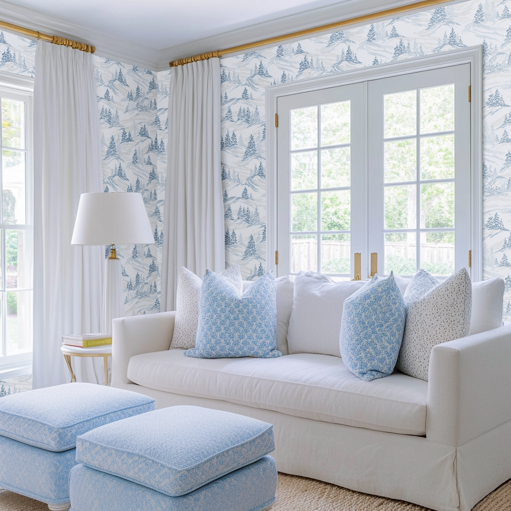 Snowy Slopes Wallpaper