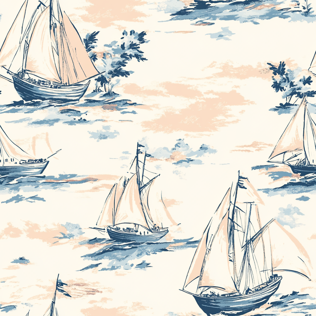 Sunset Sail Wallpaper