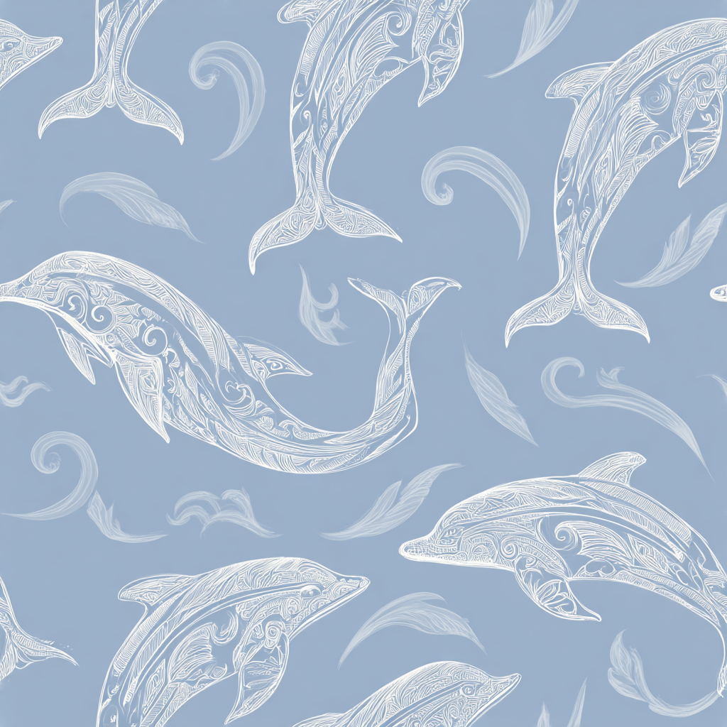 Swim With Dolphins Wallpaper