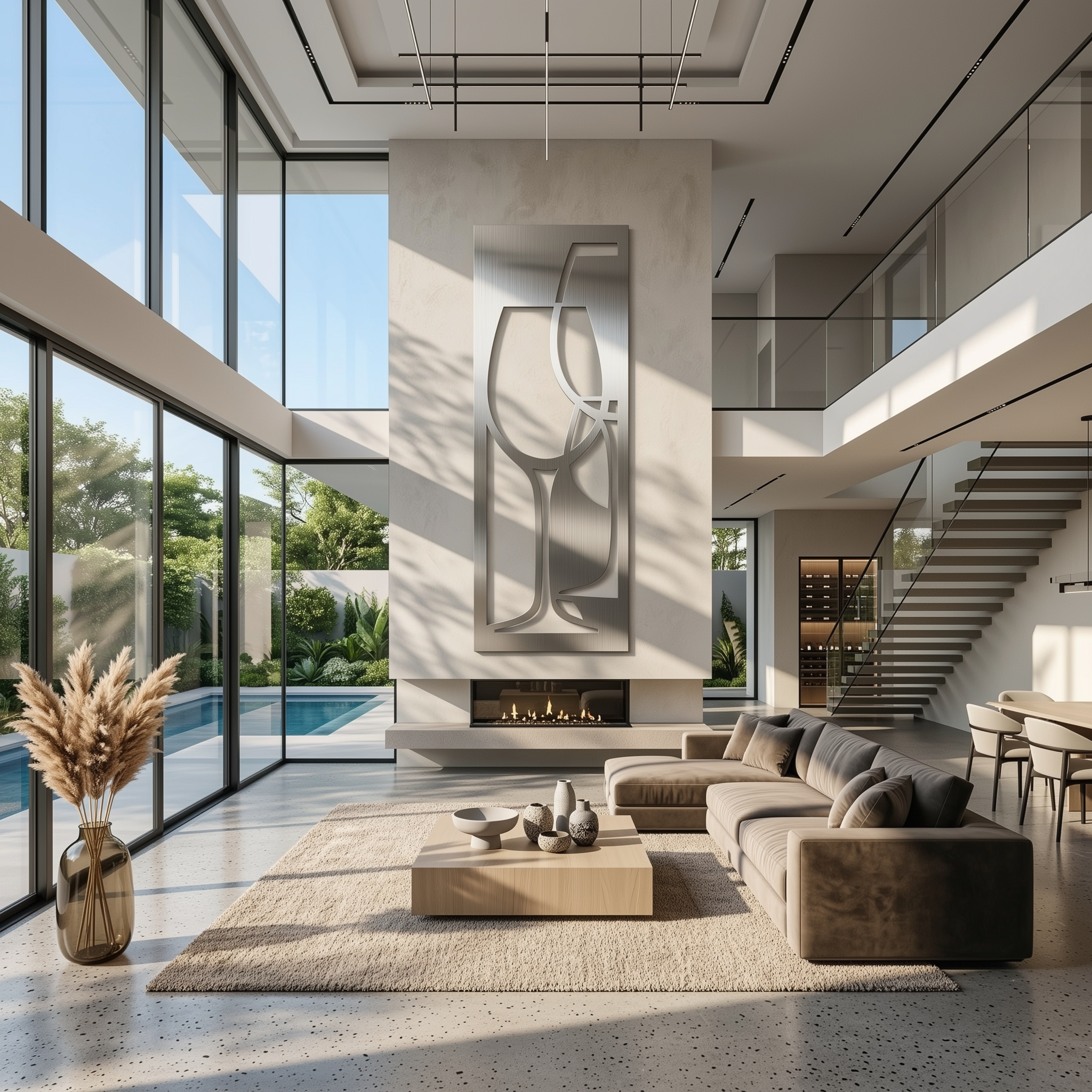 The Pour - Metal Wall Art