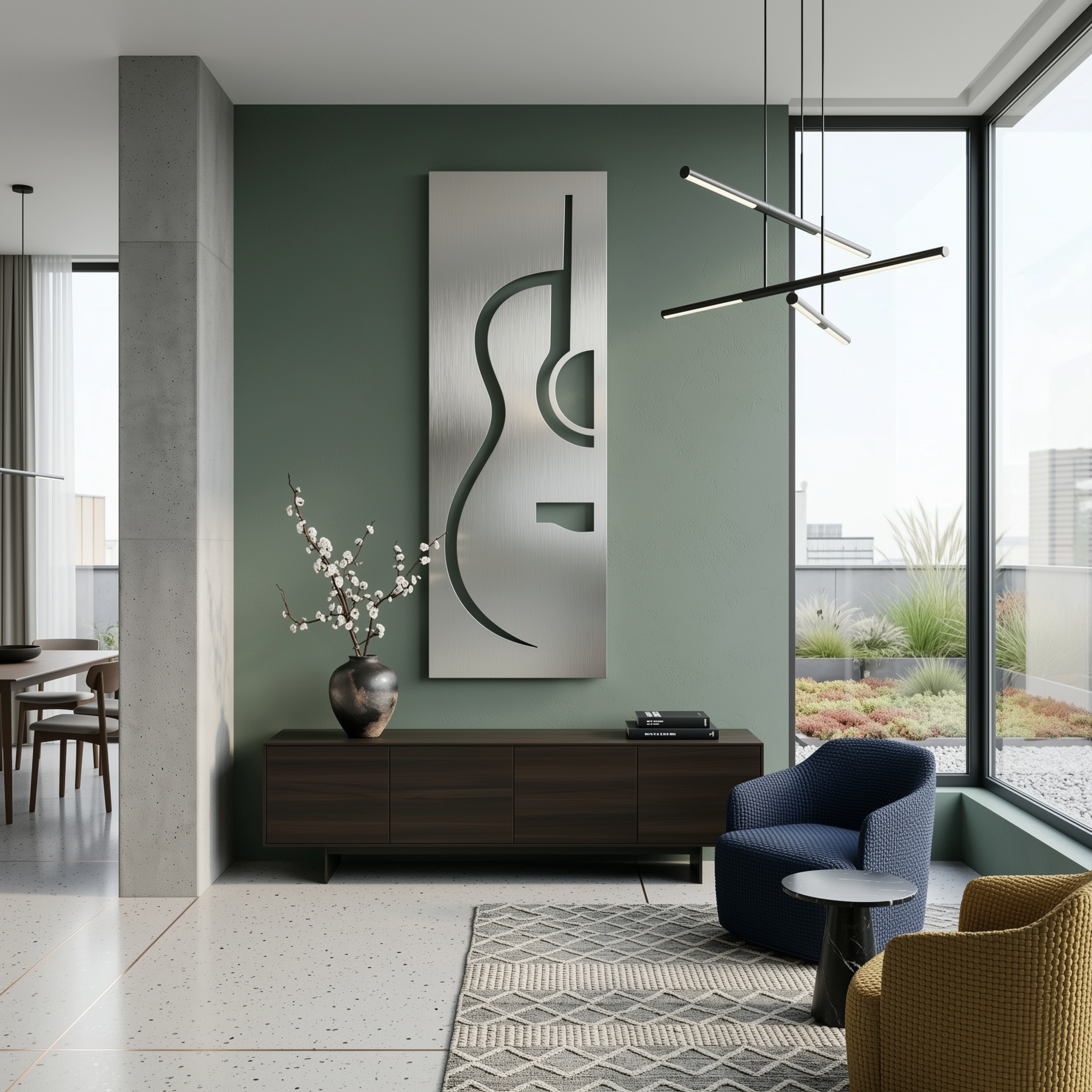 The Strum - Metal Wall Art
