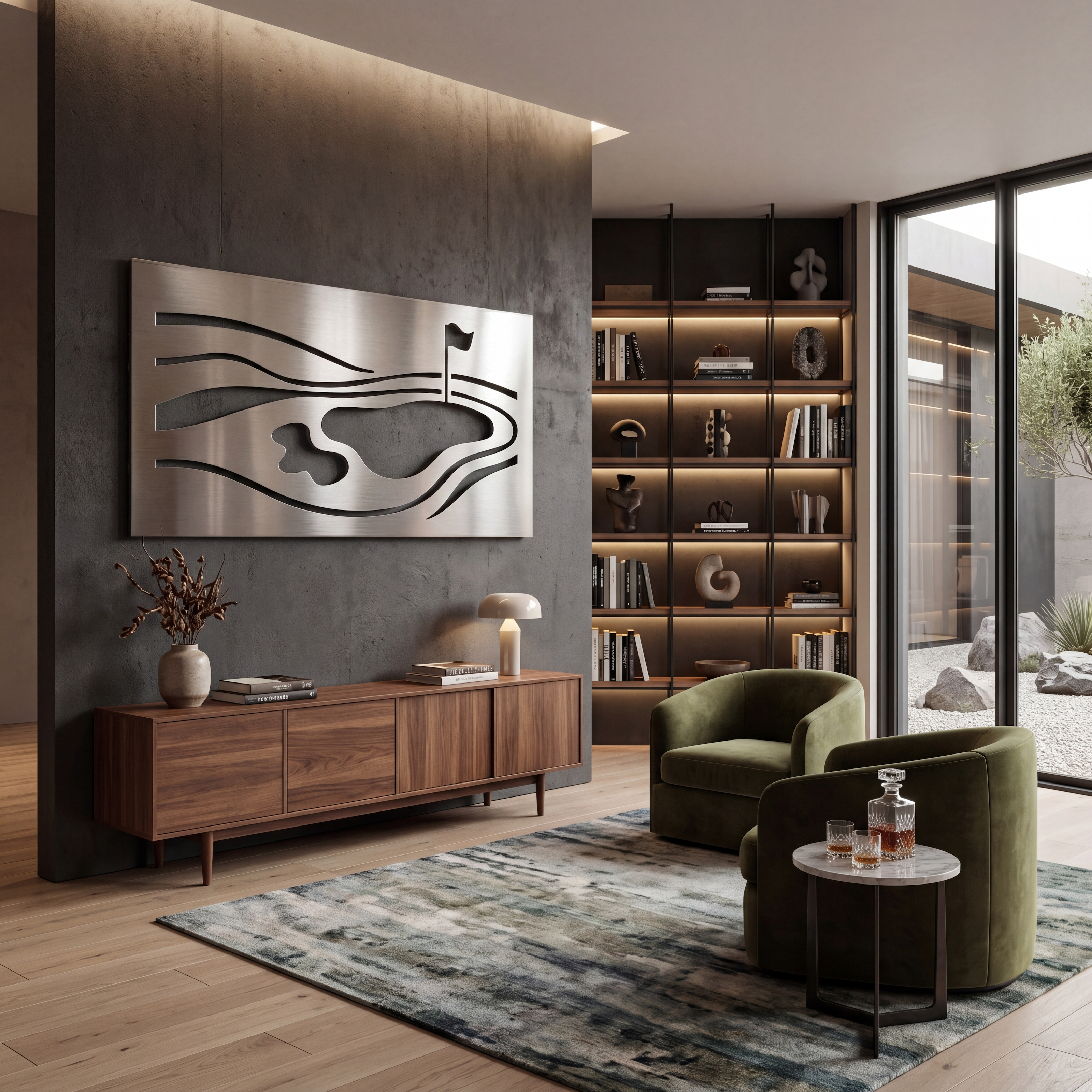 The Fairway - Metal Wall Art