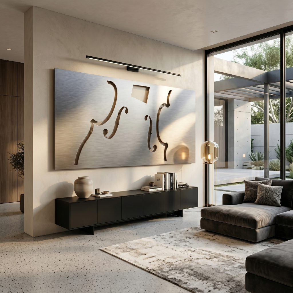 The Fiddle - Metal Wall Art