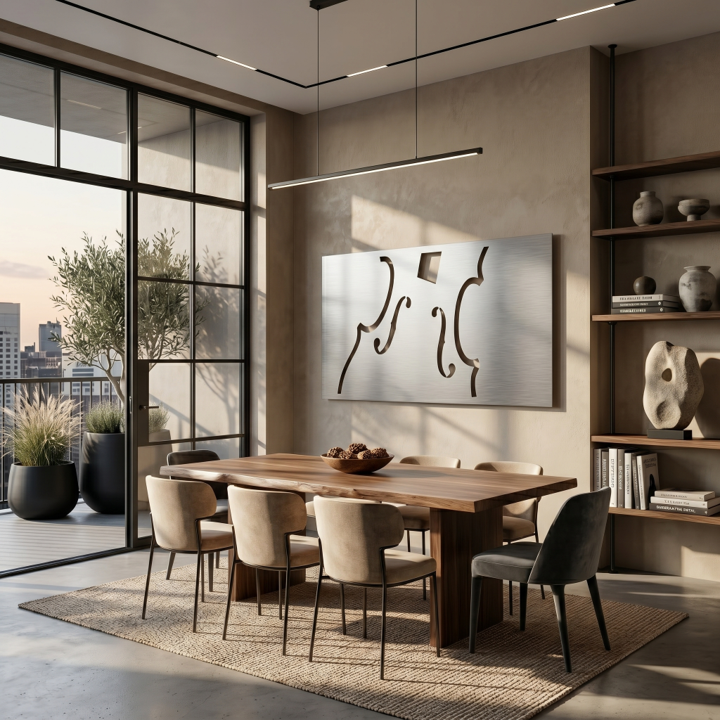 The Fiddle - Metal Wall Art