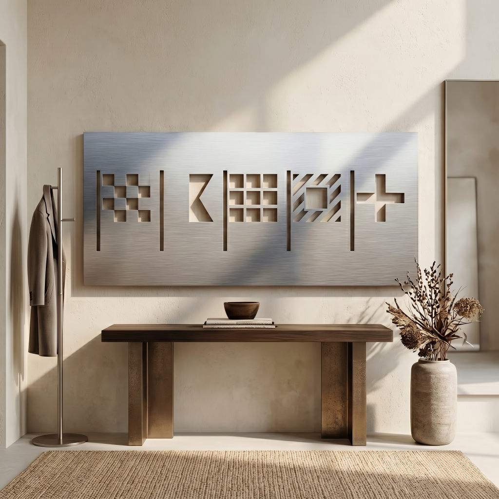 The Flag Code - Metal Wall Art