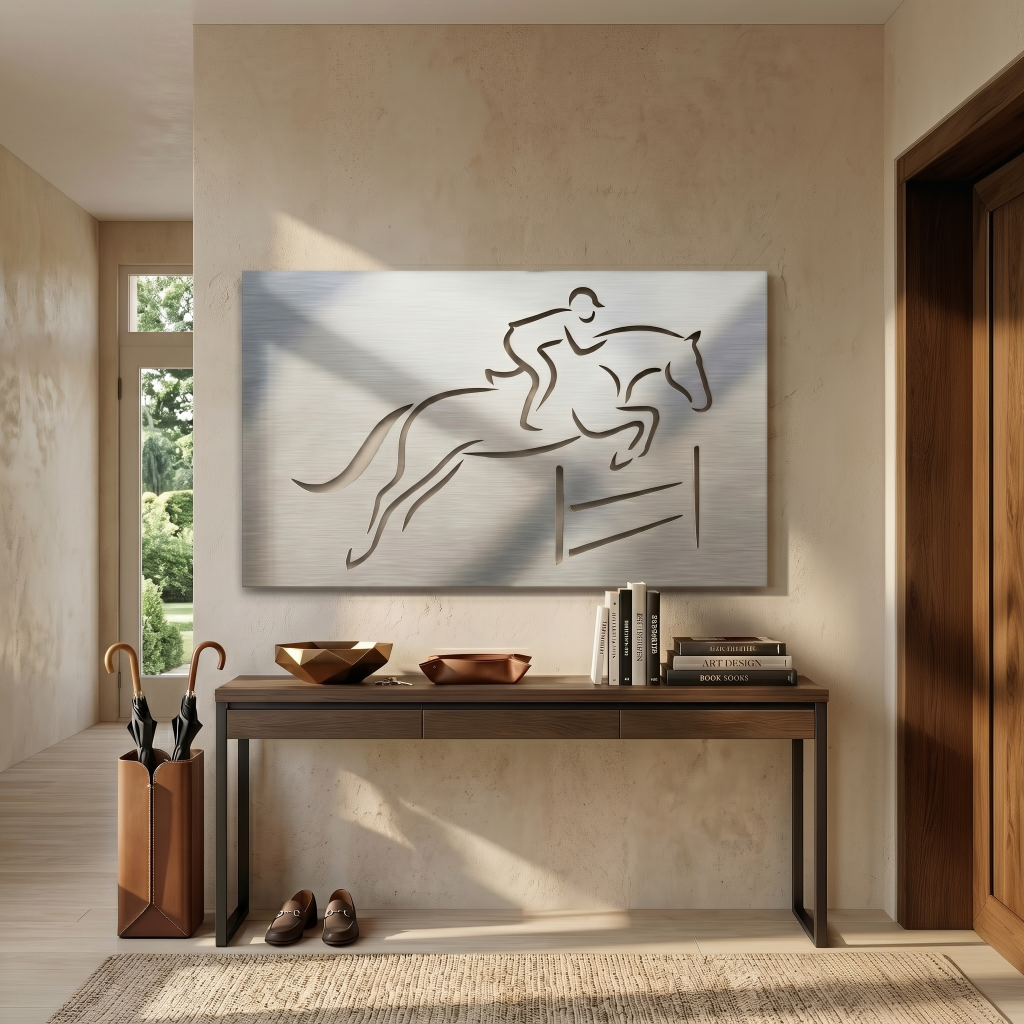 The Jockey - Metal Wall Art