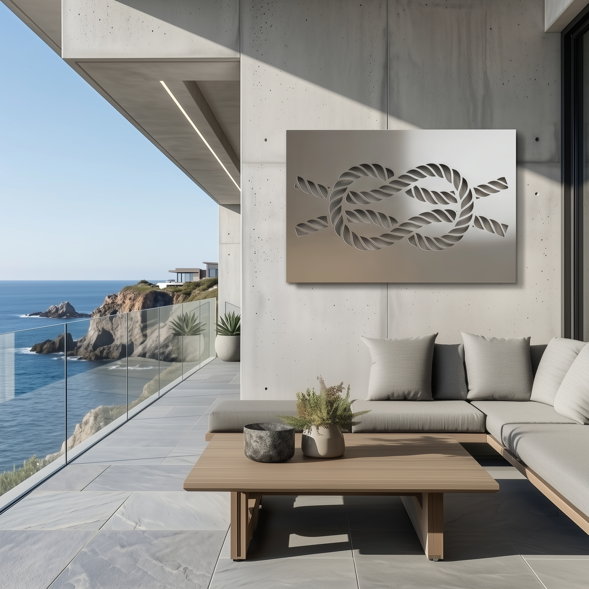 The Knot - Metal Wall Art