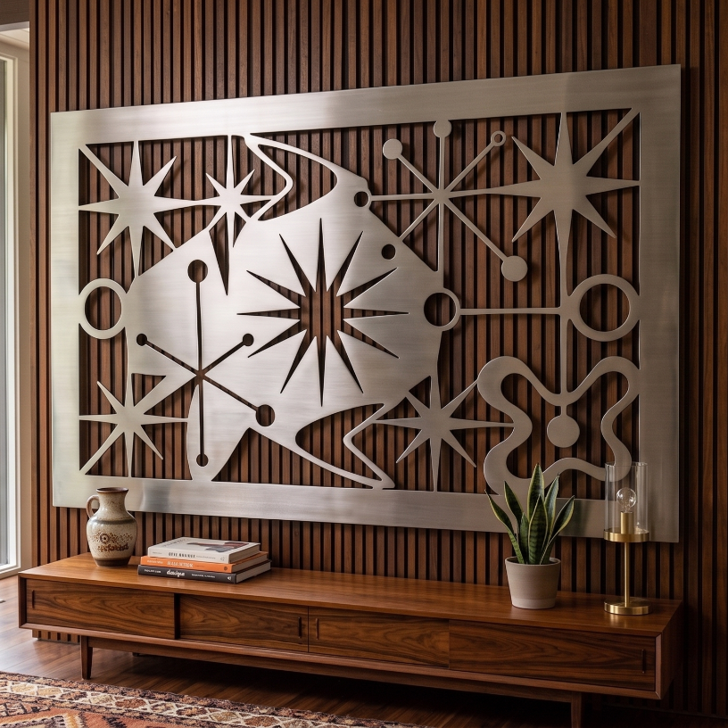The Mojave Starburst - Metal Wall Art