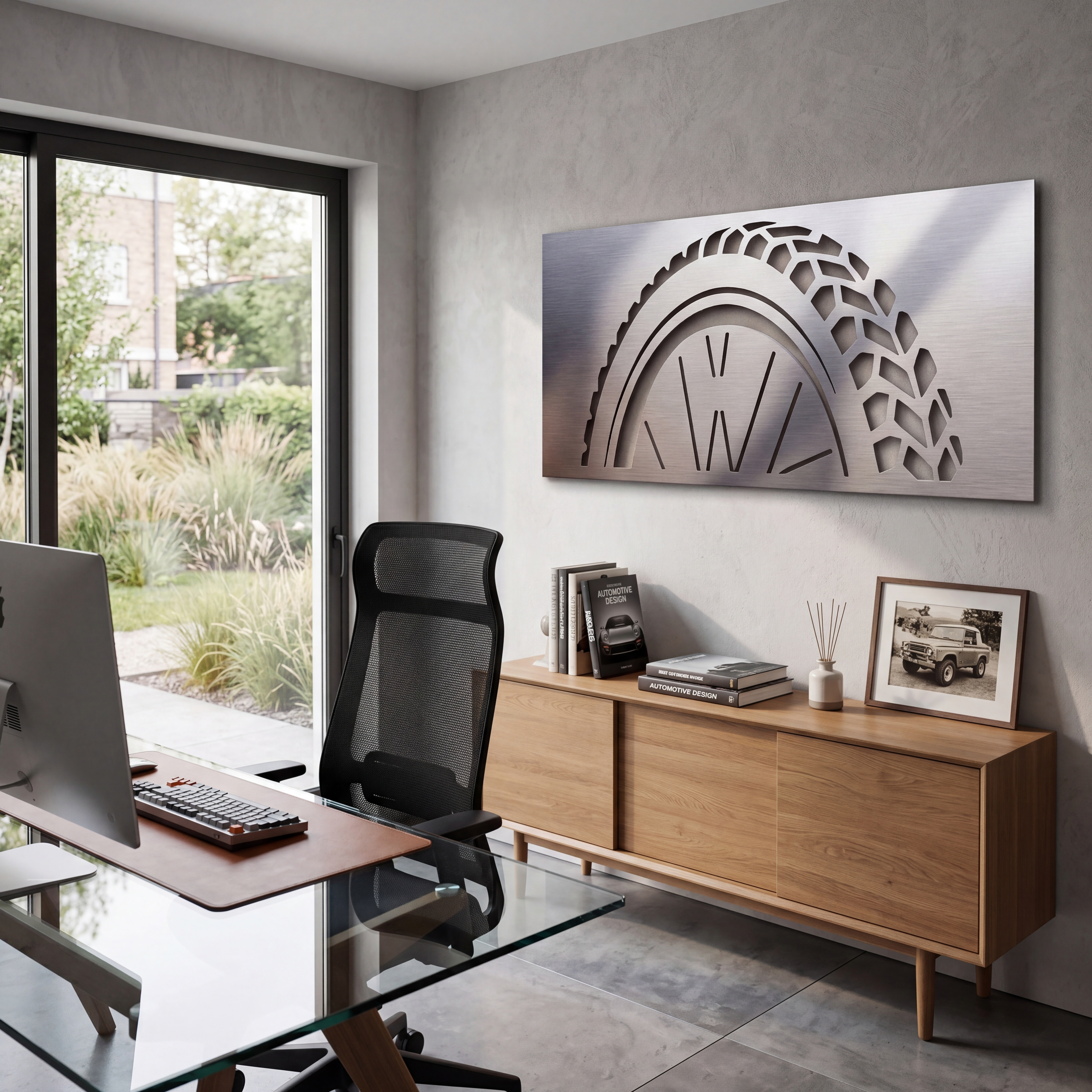The Rolling Line - Metal Wall Art