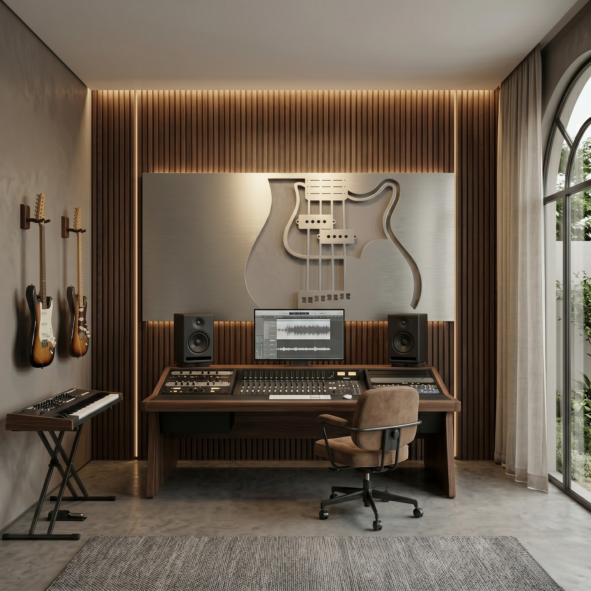 The Strat - Metal Wall Art