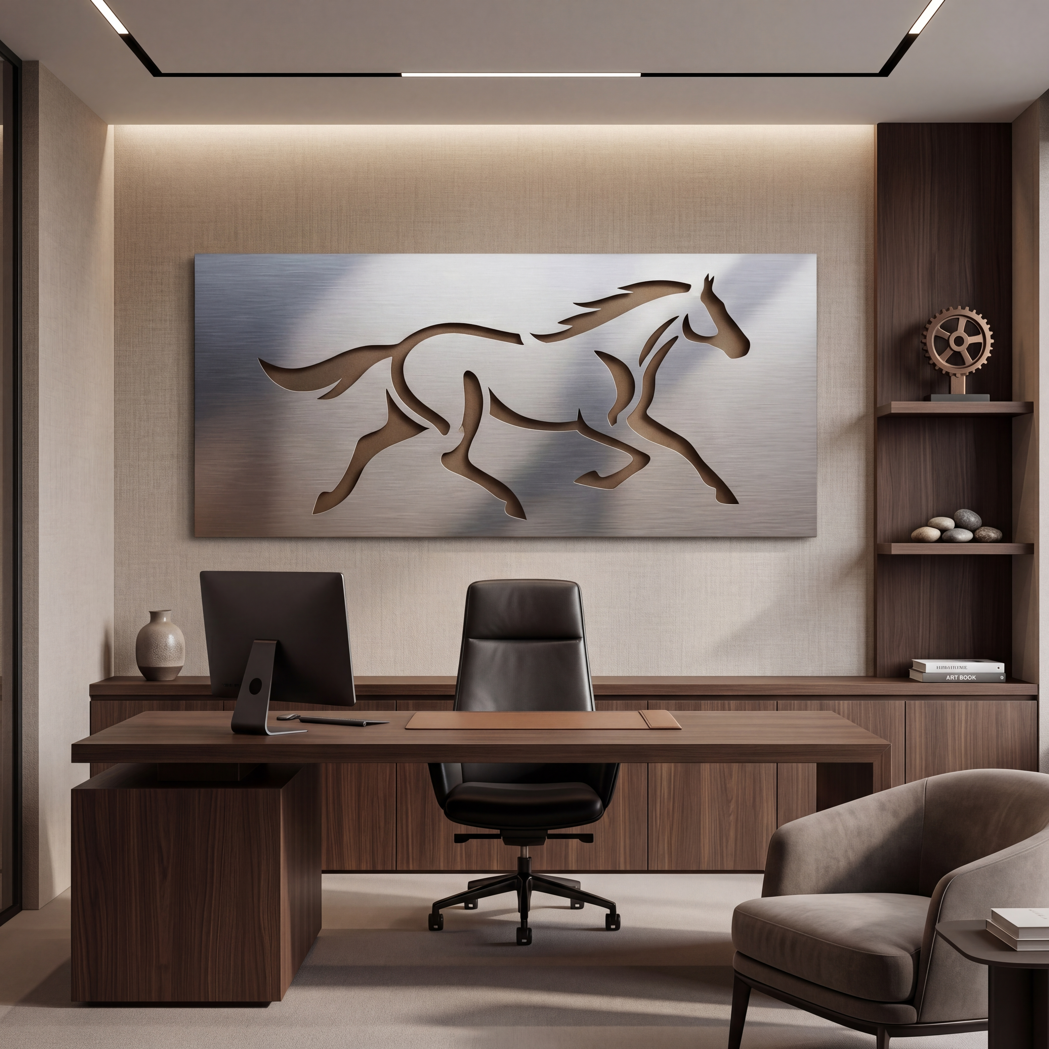The Stride - Metal Wall Art