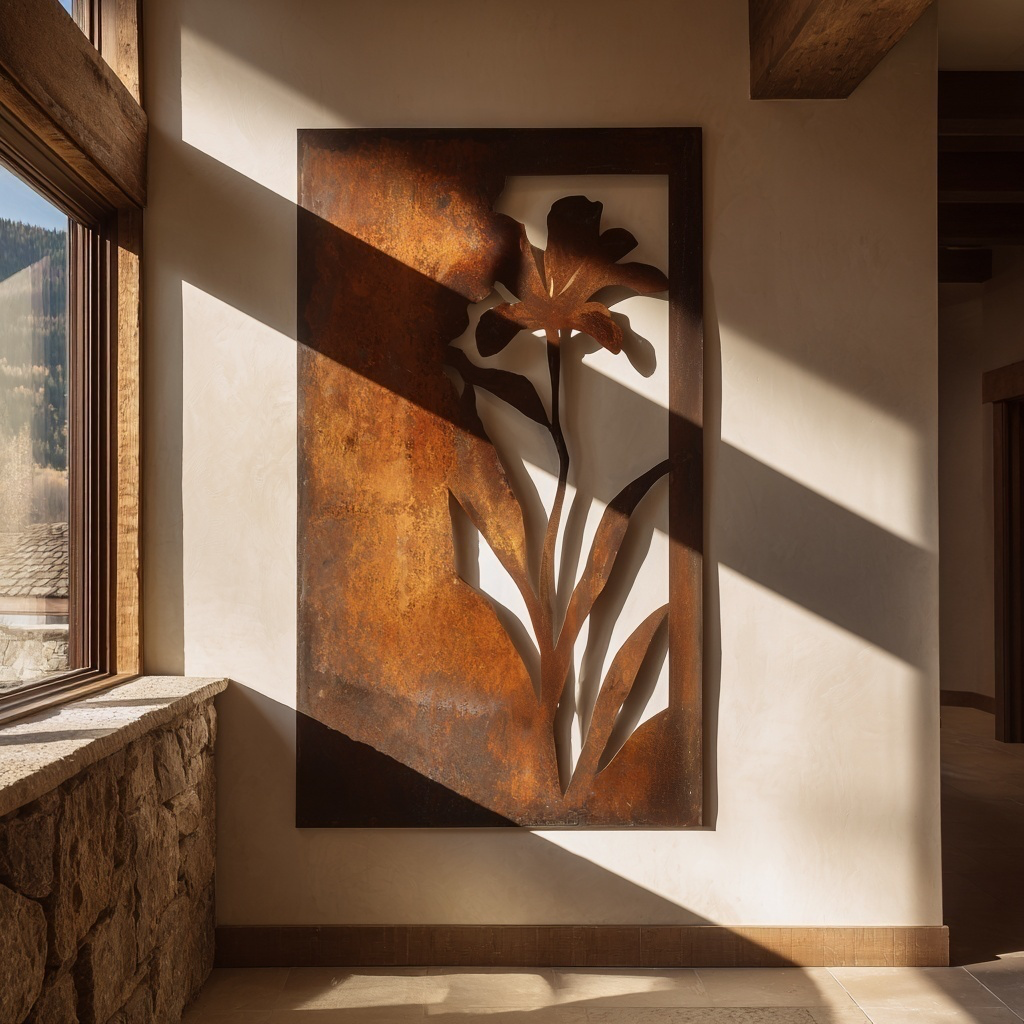 The Tiger Lily - Metal Wall Art