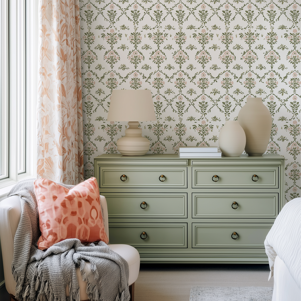 Timeless Trellis Wallpaper