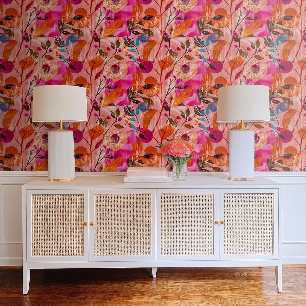 Natalia's Tropical Tapestry Wallpaper