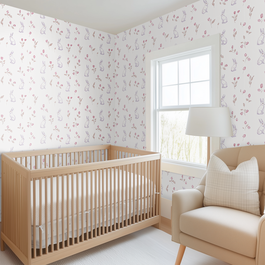 Tulips & Tails Wallpaper