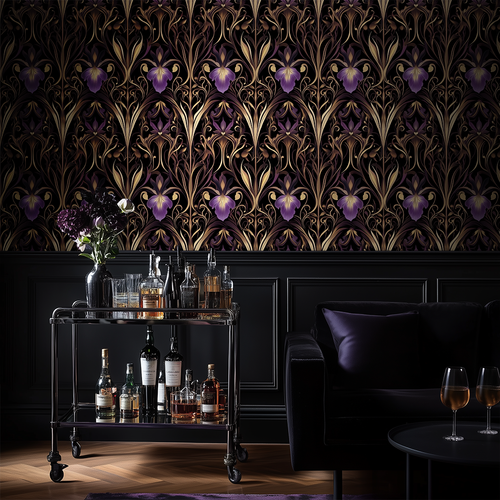 Velvet Iris Wallpaper