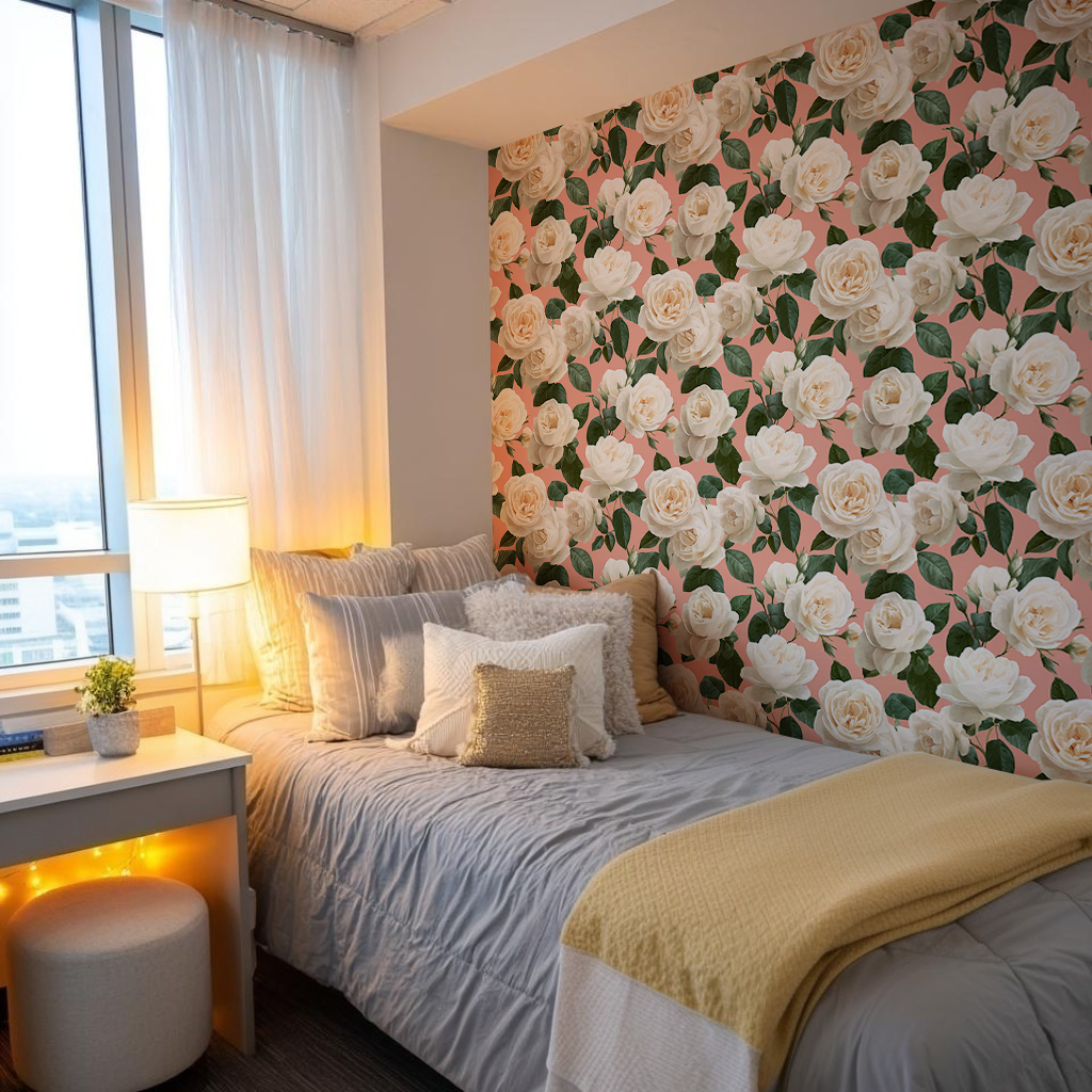 Fresh White Bloom Wallpaper