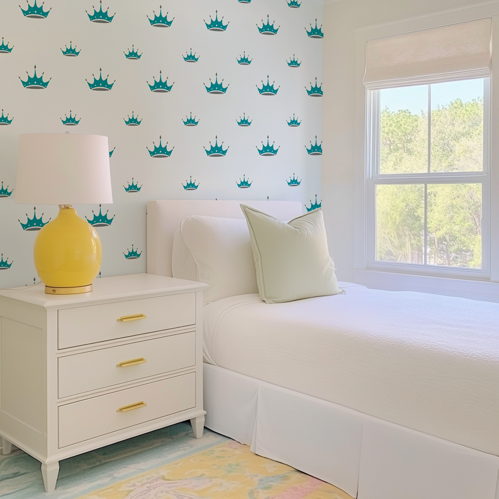 Zeta Blue Crown Wallpaper