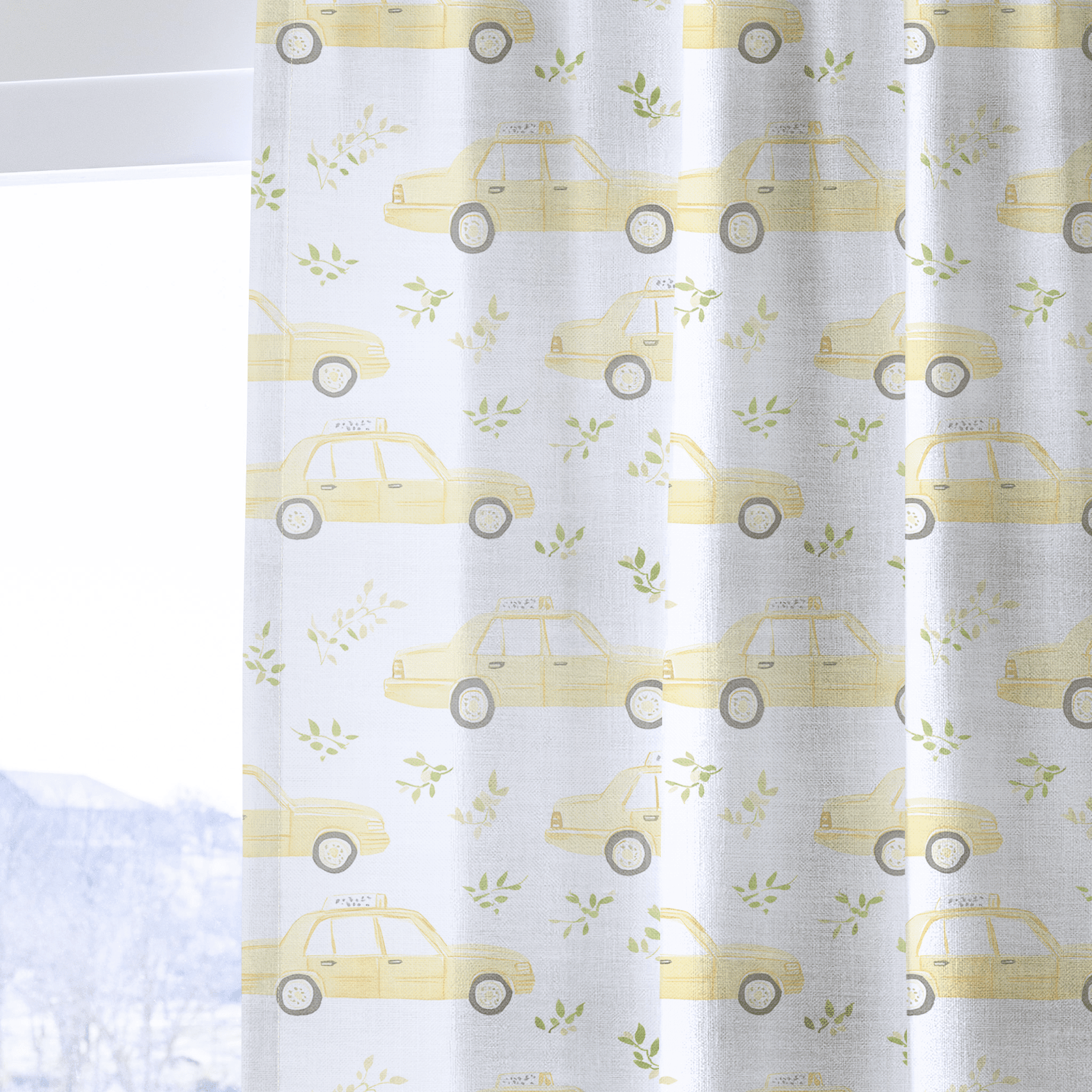 A New York Minute - Drapery - Benton Lane Home - Lemon Park