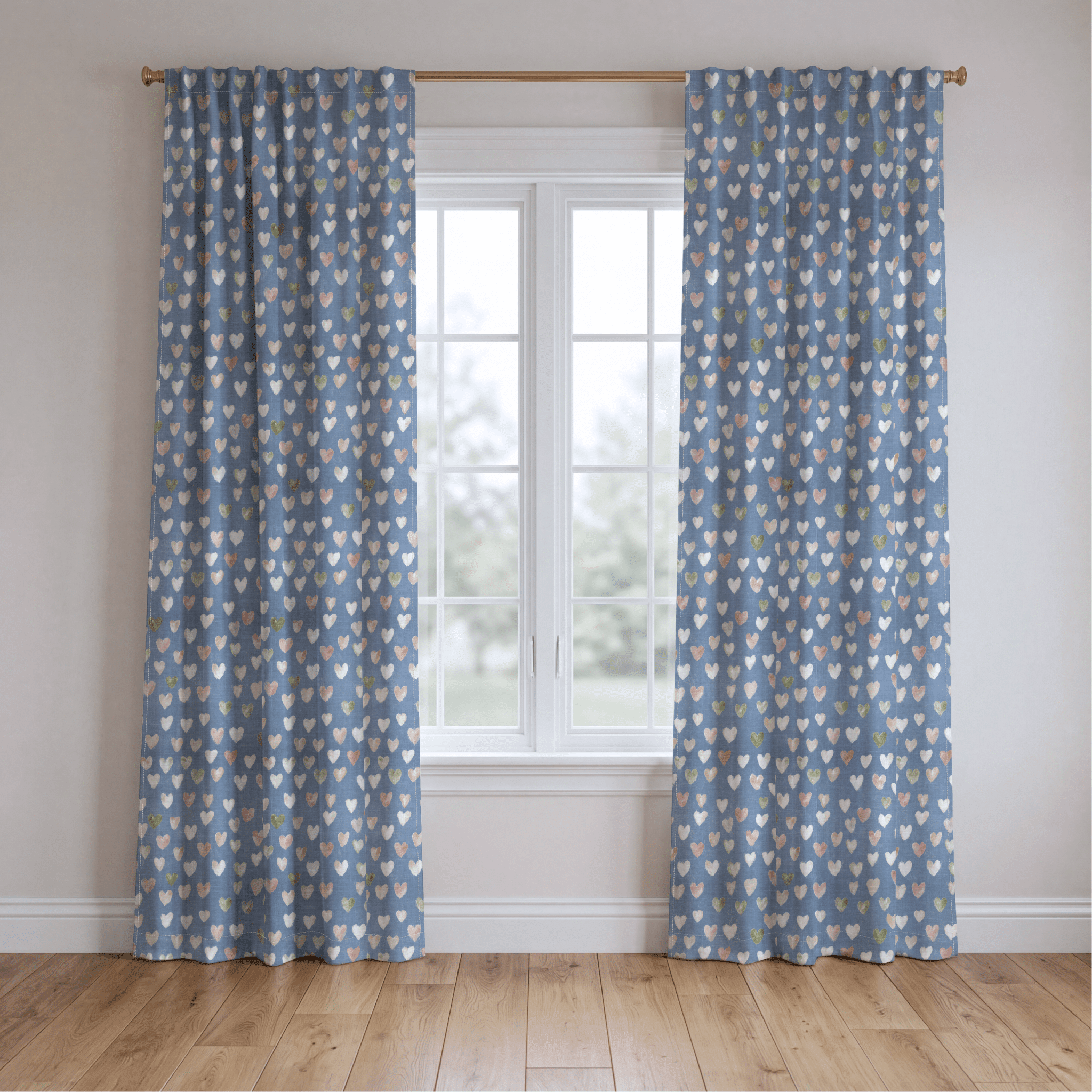 Abby Blue - Drapery - Benton Lane Home - Lemon Park