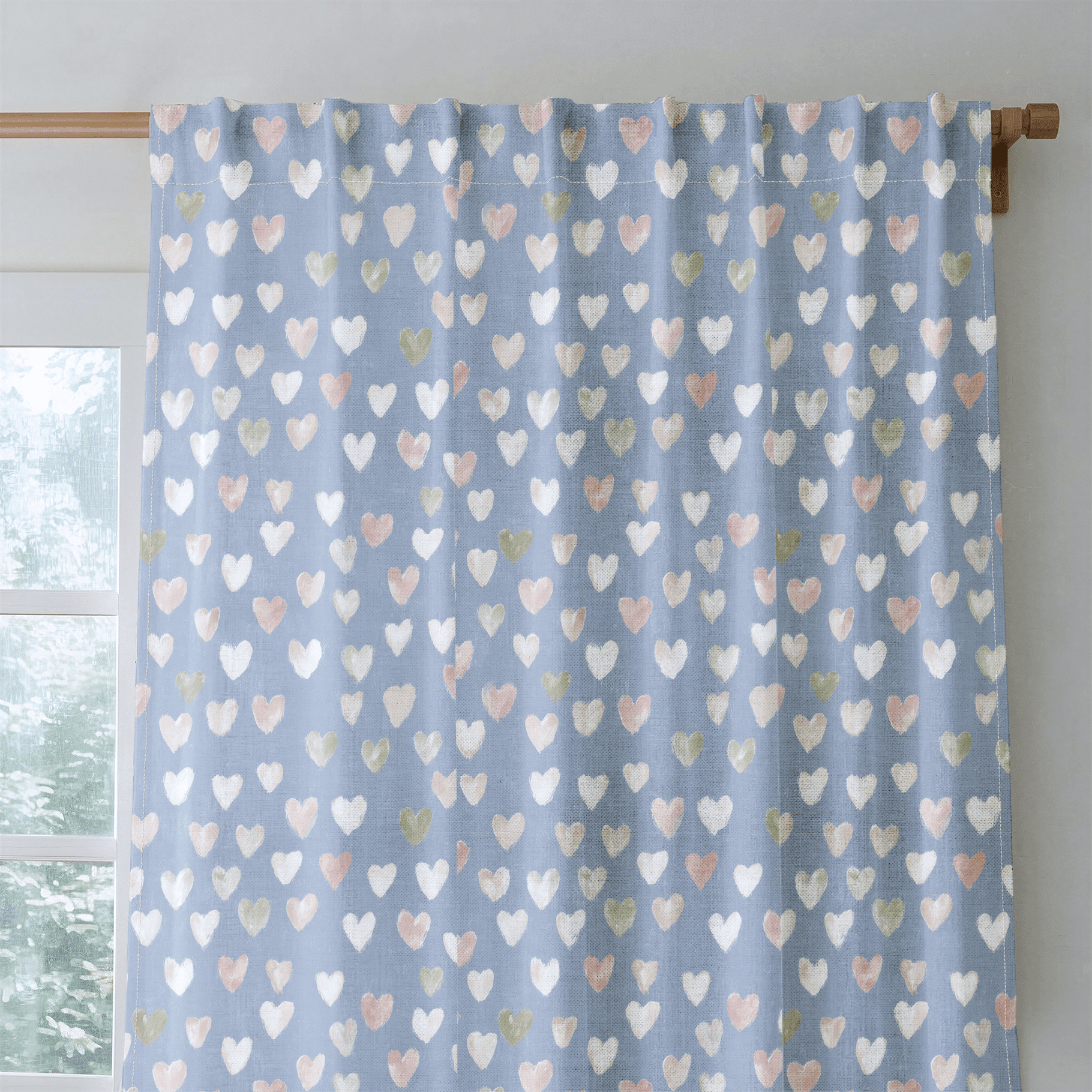Abby Blue - Drapery - Benton Lane Home - Lemon Park