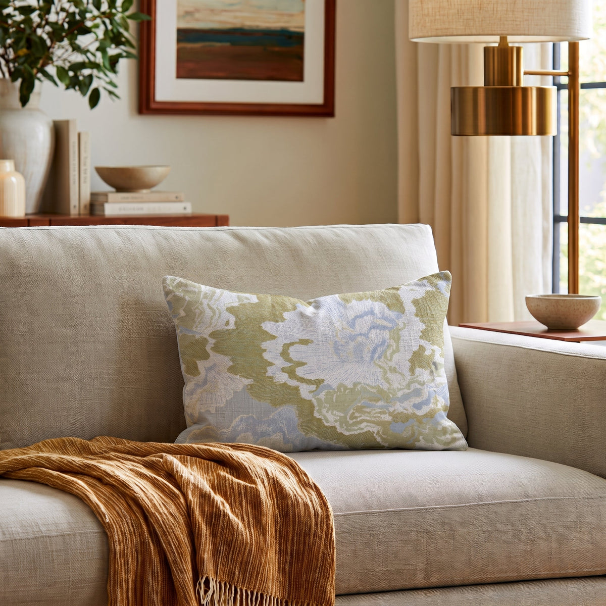 Abstract Annie Throw Pillow throw pillow - Hillcroft Home