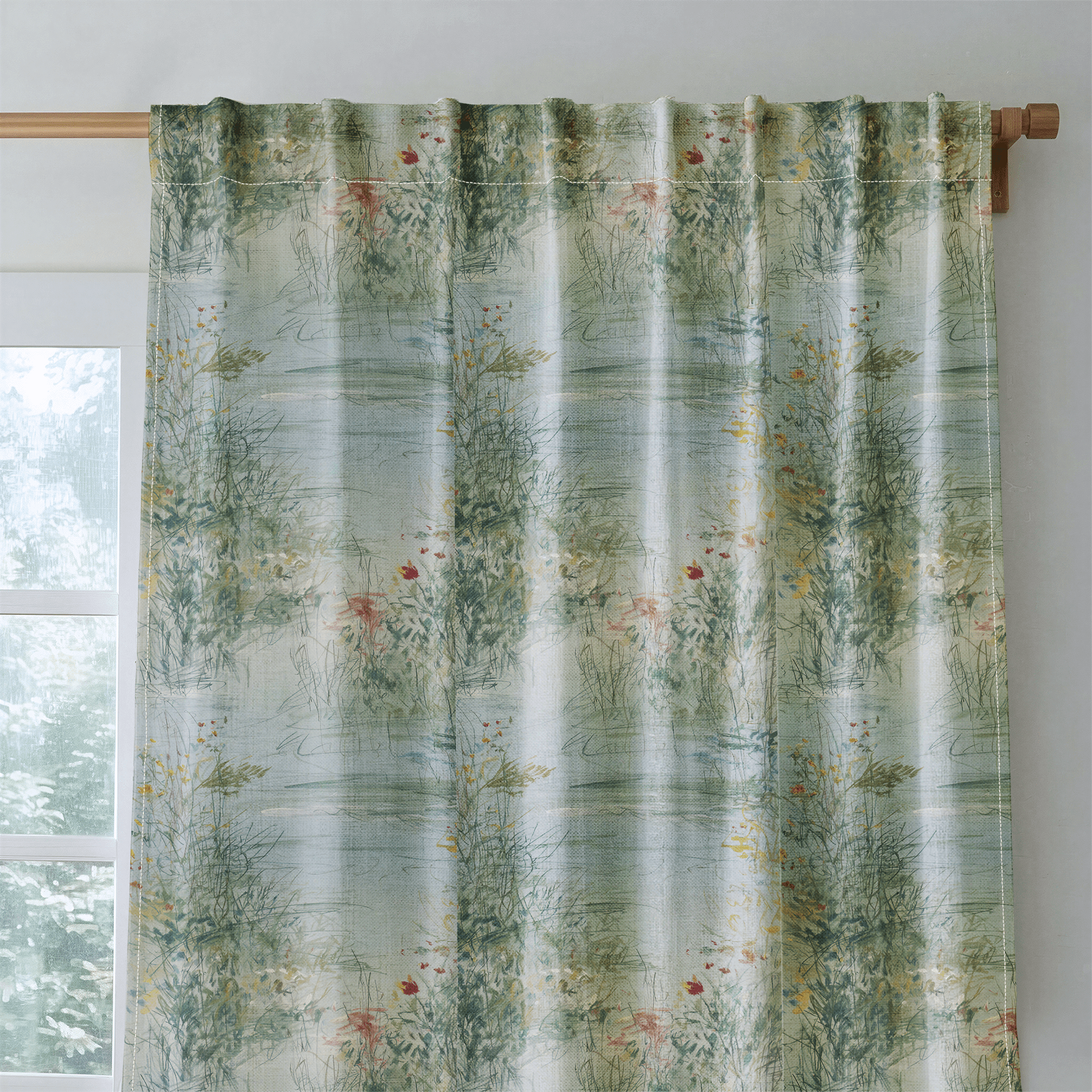 Abstract Artwork - Drapery - Benton Lane Home - Lemon Park
